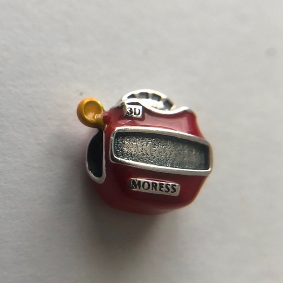 Sterling Silver Vintage Retro Moress View Master Bead Charm, fits Pandora - Picture 2 of 5